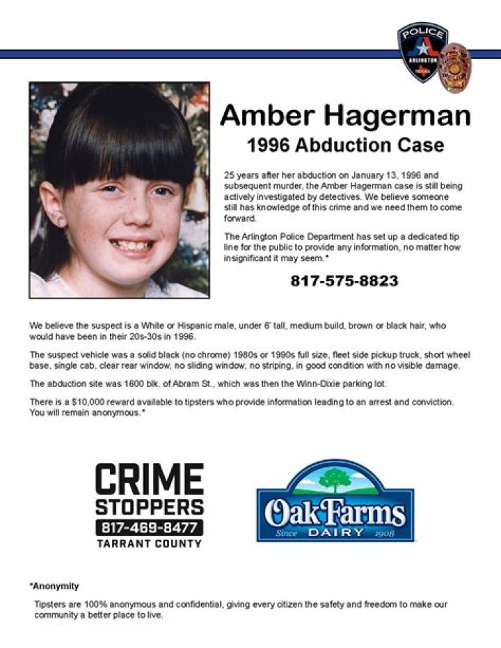 
5 chilling details about Amber Hagerman’s murder 