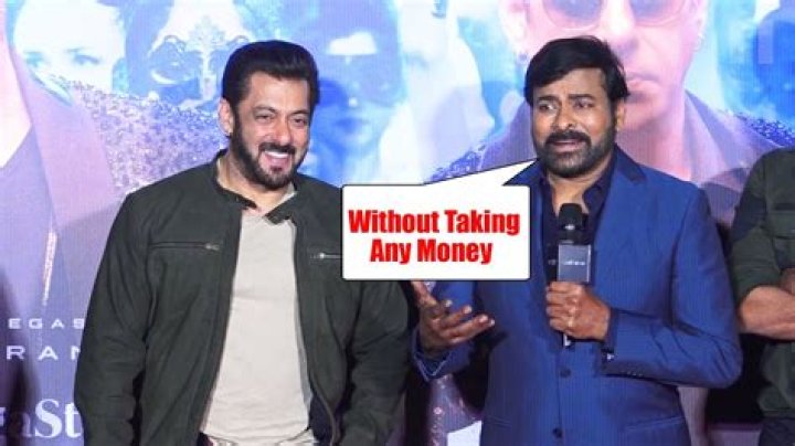
Chiranjeevi Reveals Salman Khan Refuses Any Fees For Godfather 