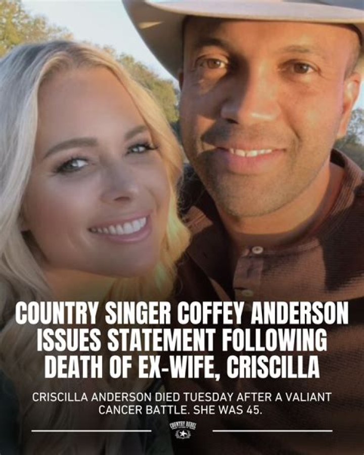 Coffey Anderson First Wife: Who Was He Married To Before Criscilla Crossland?