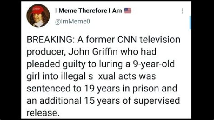 
“I’ll never trust anyone again”: Victim speaks out as former CNN producer John Griffin sentenced to 19 years in prison 