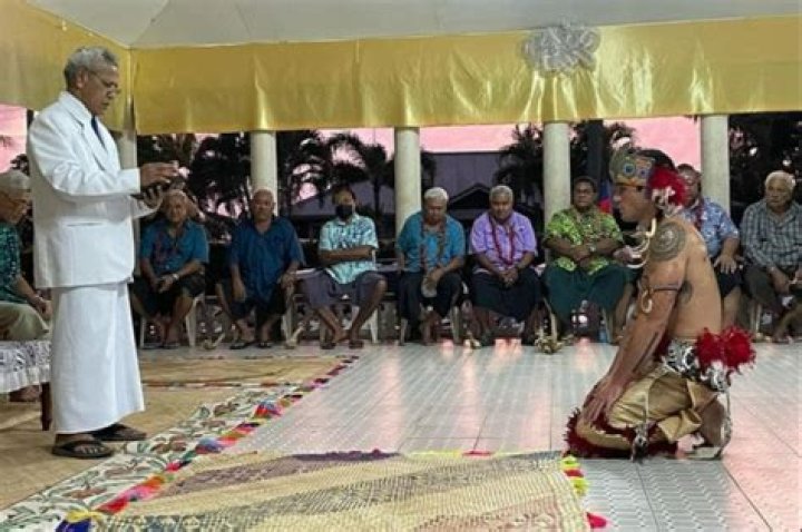 
KJ Apa Is Officially A Samoan Chief After Participating In A Traditional Village Ceremony 