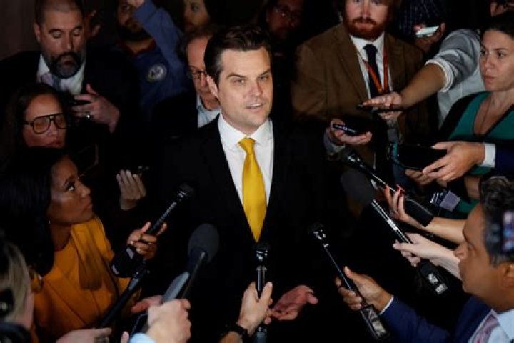 
Mike Rogers Rushes at Matt Gaetz During House Speaker Voting, Others Intervene 