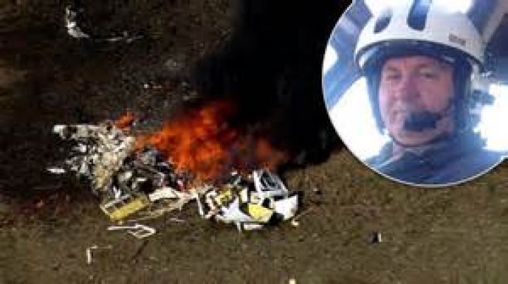 
Pilot Carl Hearps, 67, died in his helicopter crash 