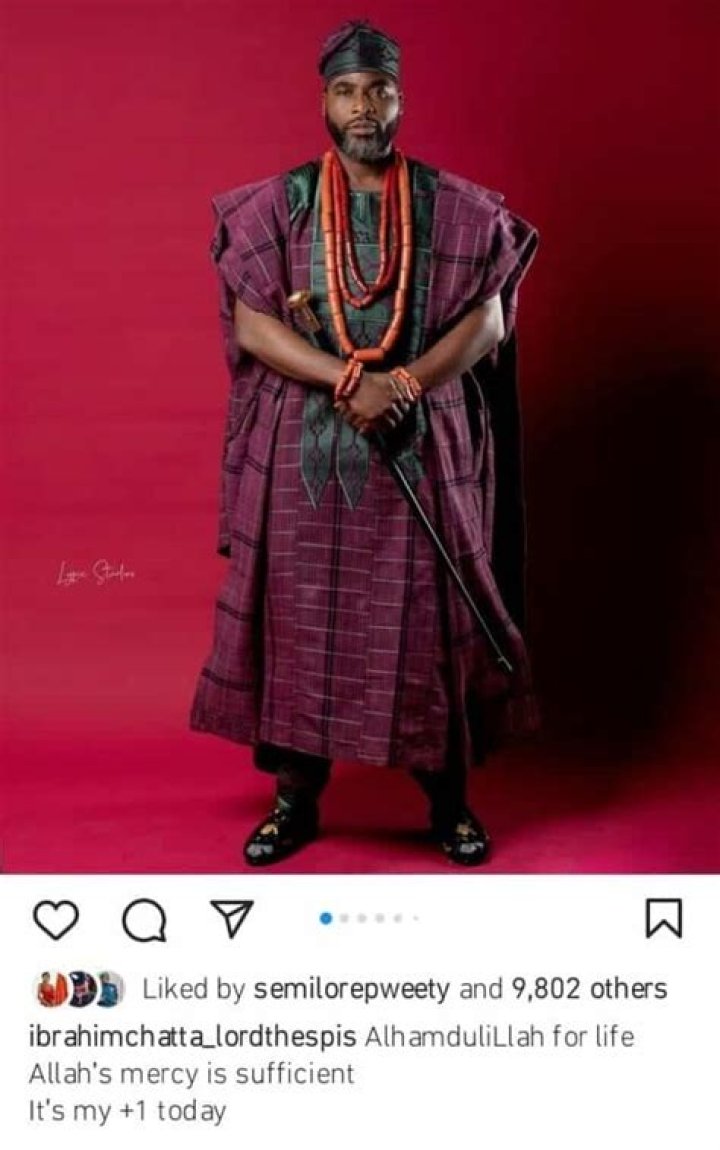
Reactions As Movie Actor, Ibrahim Chatta Shares Photos Of Himself To Countdown To His 52nd Birthday 