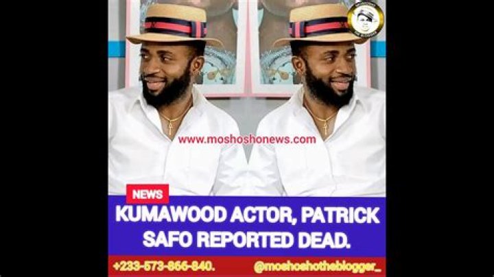 
‘RIP’ What Happened To Patrick Sarfo? Kumawood Actor Career Tribute and More 