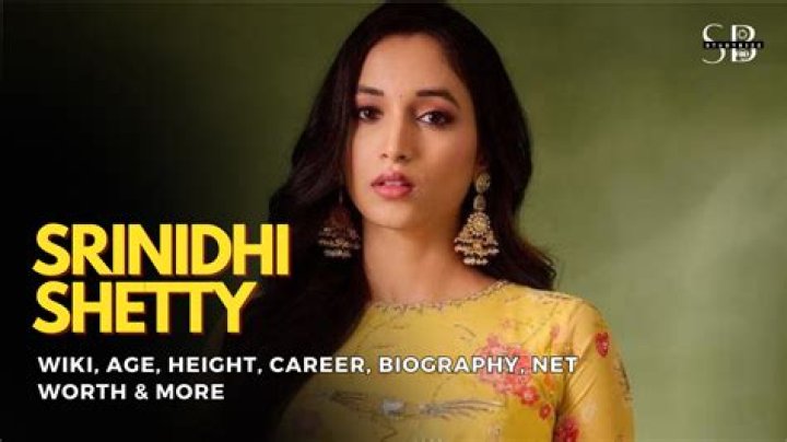 Srinidhi Shetty Height, Weight, Net Worth, Age, Birthday, Wikipedia, Who, Nationality, Biography