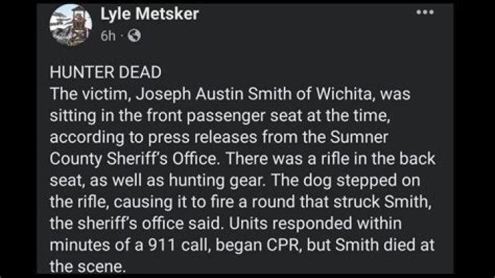 
What happened to Joseph Smith? Kansas City man fatally shot by a dog in tragic hunting incident 